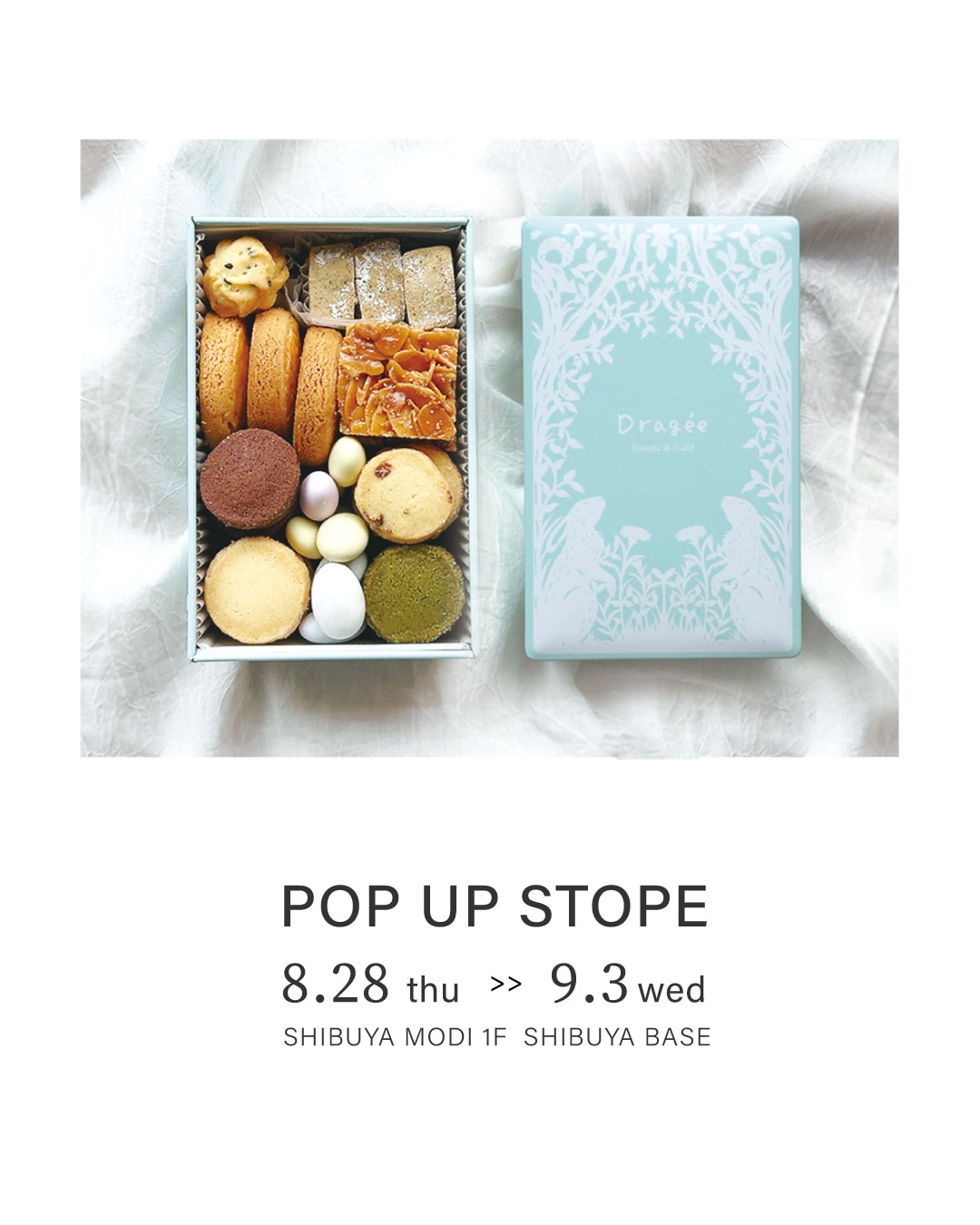 渋谷モディにてPOP UP STORE 初出店のお知らせ